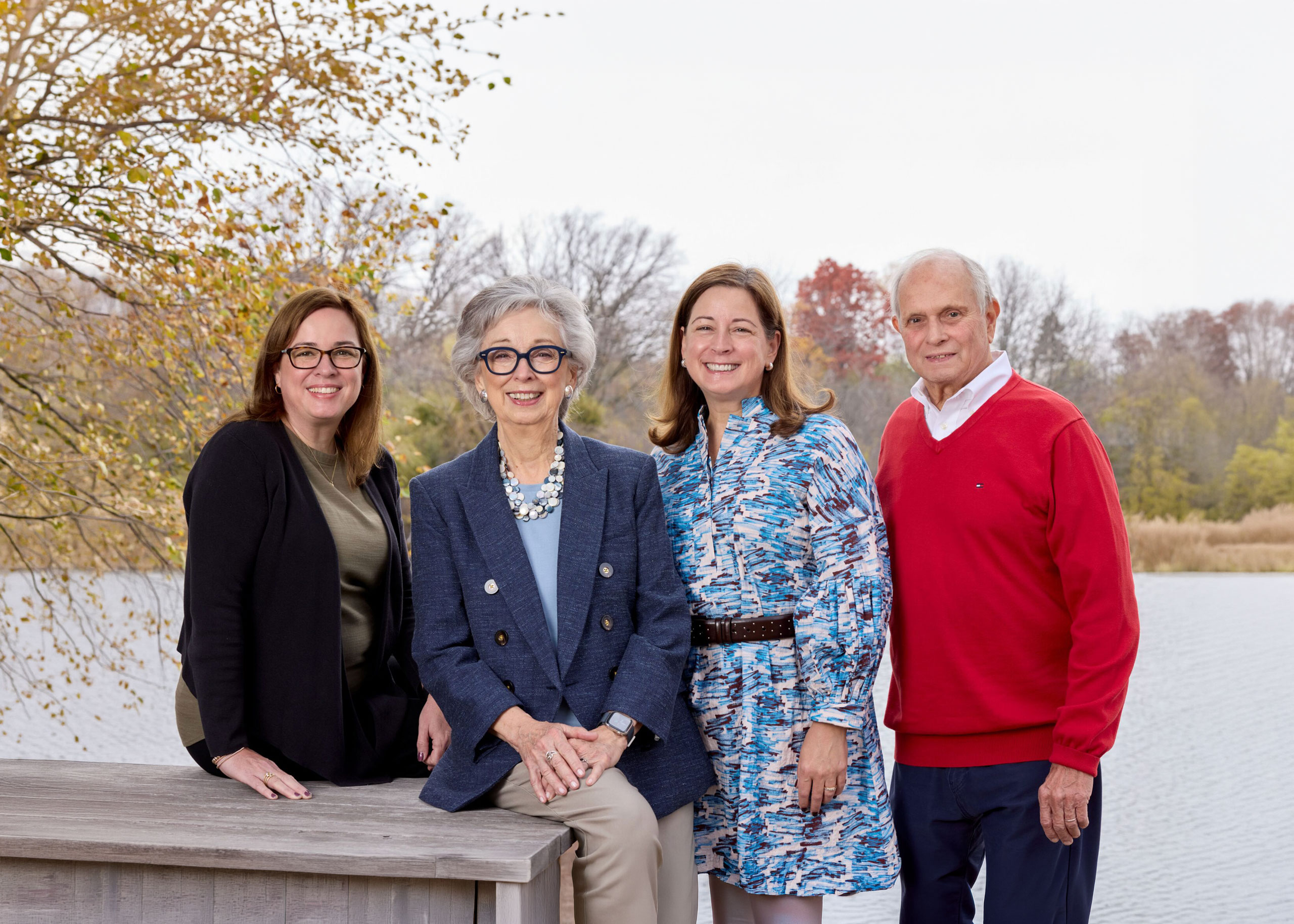 From Left: CFF Distribution Committee members Kelley Christopher Schueler, Doris Christopher, Julie Christopher Maloney, Scott Christopher (Not pictured: Jay Christopher)